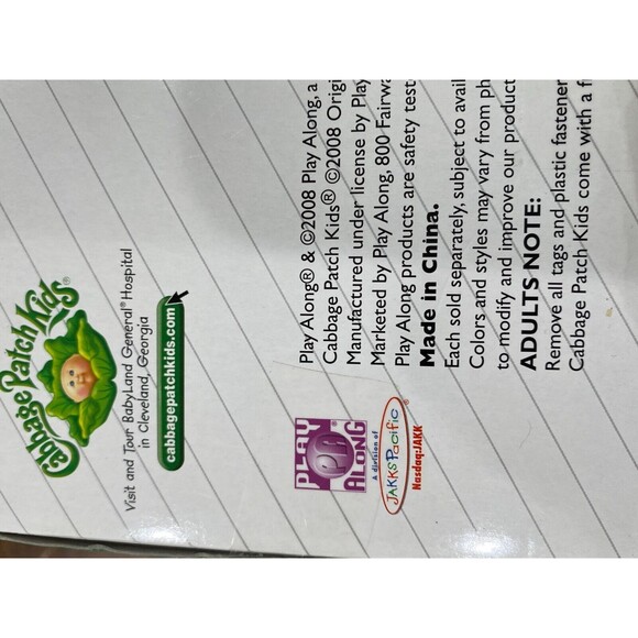 Cabbage Patch Kids Celebration 25 Years Sandra Elizabeth Pink Baby Brand New Box - Picture 8 of 8